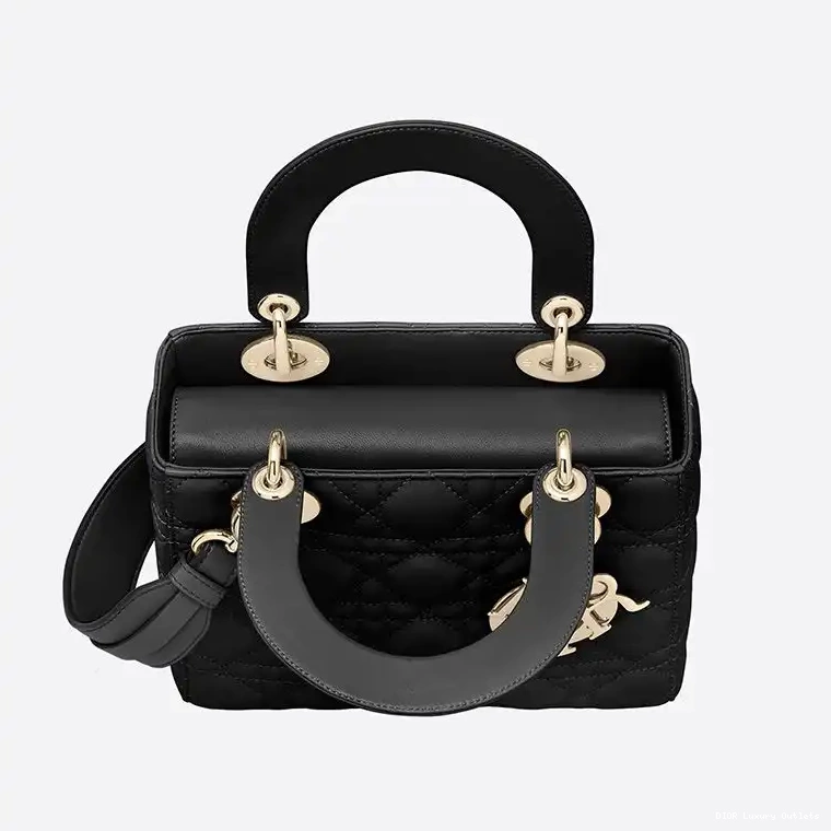 Cheap Cannage Lambskin My Bag Black Lady ABCDior Dior 0625 Luxury